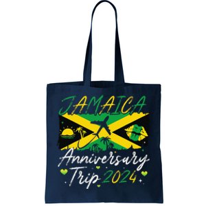 Jamaica Anniversary Trip 2024 Couple Summer Vacation Trip Tote Bag