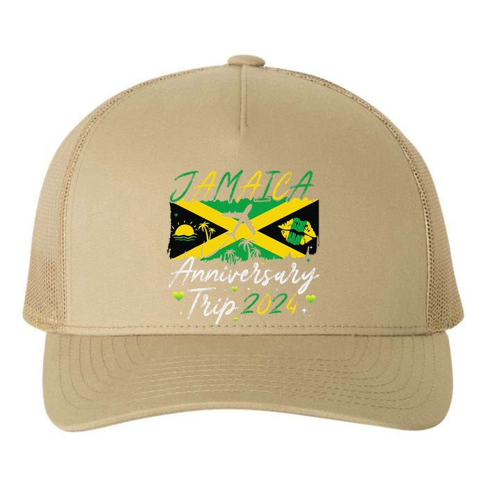 Jamaica Anniversary Trip 2024 Couple Summer Vacation Trip Yupoong Adult 5-Panel Trucker Hat