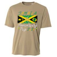 Jamaica Anniversary Trip 2024 Couple Summer Vacation Trip Cooling Performance Crew T-Shirt