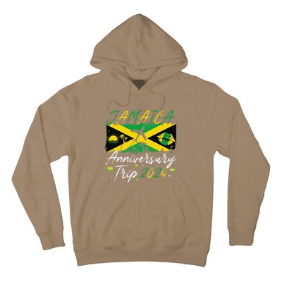 Jamaica Anniversary Trip 2024 Couple Summer Vacation Trip Hoodie