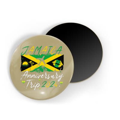 Jamaica Anniversary Trip 2024 Couple Summer Vacation Trip Magnet