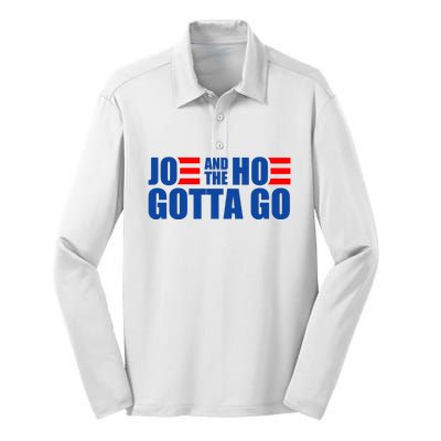 Joe And The Hoe Gotta Go Funny Silk Touch Performance Long Sleeve Polo