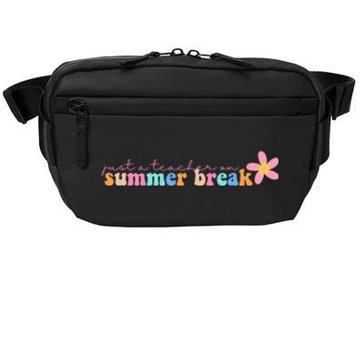 Just A Teacher On Summer Break Flower Crossbody Pack