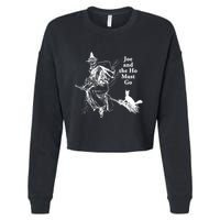 Joe And The Ho Halloween Tee Cropped Pullover Crew