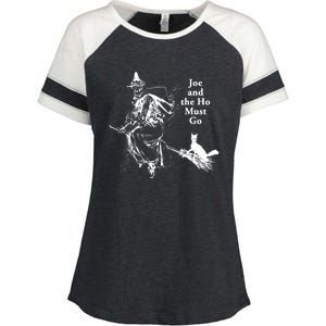 Joe And The Ho Halloween Tee Enza Ladies Jersey Colorblock Tee