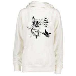 Joe And The Ho Halloween Tee Womens Funnel Neck Pullover Hood