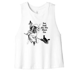 Joe And The Ho Halloween Tee Women's Racerback Cropped Tank