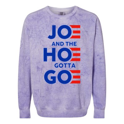 Joe And The Hoe Gotta Go Colorblast Crewneck Sweatshirt