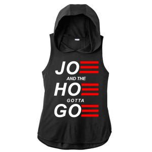 Joe And The Hoe Gotta Go Ladies PosiCharge Tri-Blend Wicking Draft Hoodie Tank