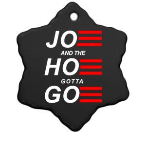 Joe And The Hoe Gotta Go Ceramic Star Ornament