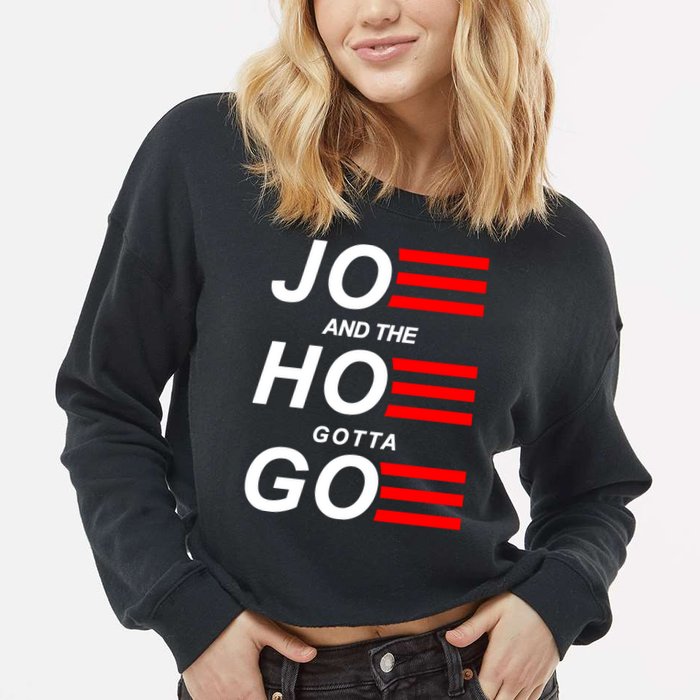 Joe And The Hoe Gotta Go Cropped Pullover Crew