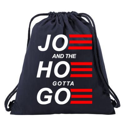 Joe And The Hoe Gotta Go Drawstring Bag