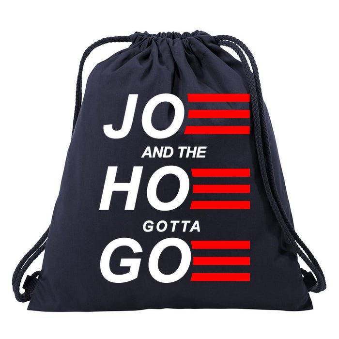 Joe And The Hoe Gotta Go Drawstring Bag