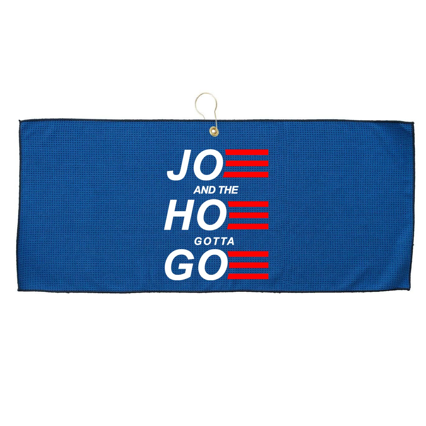 Joe And The Hoe Gotta Go Large Microfiber Waffle Golf Towel