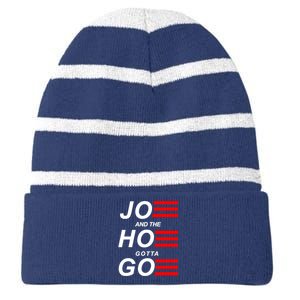 Joe And The Hoe Gotta Go Striped Beanie with Solid Band