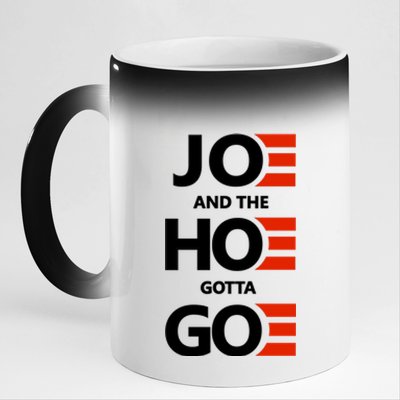 Joe And The Ho Gotta Go 11oz Black Color Changing Mug