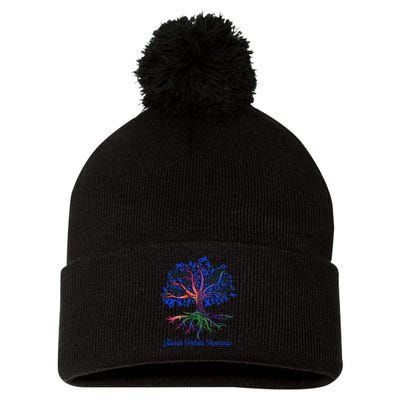Juvenile Arthritis Together We Fight Together We Win Pom Pom 12in Knit Beanie