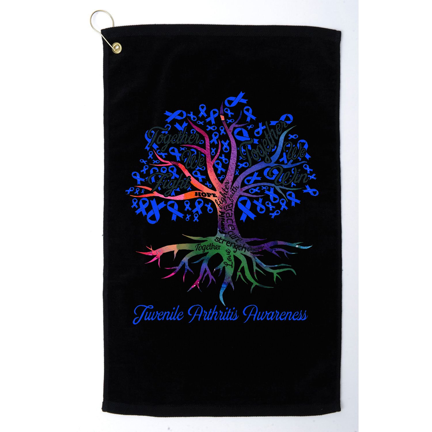 Juvenile Arthritis Together We Fight Together We Win Golf Towel