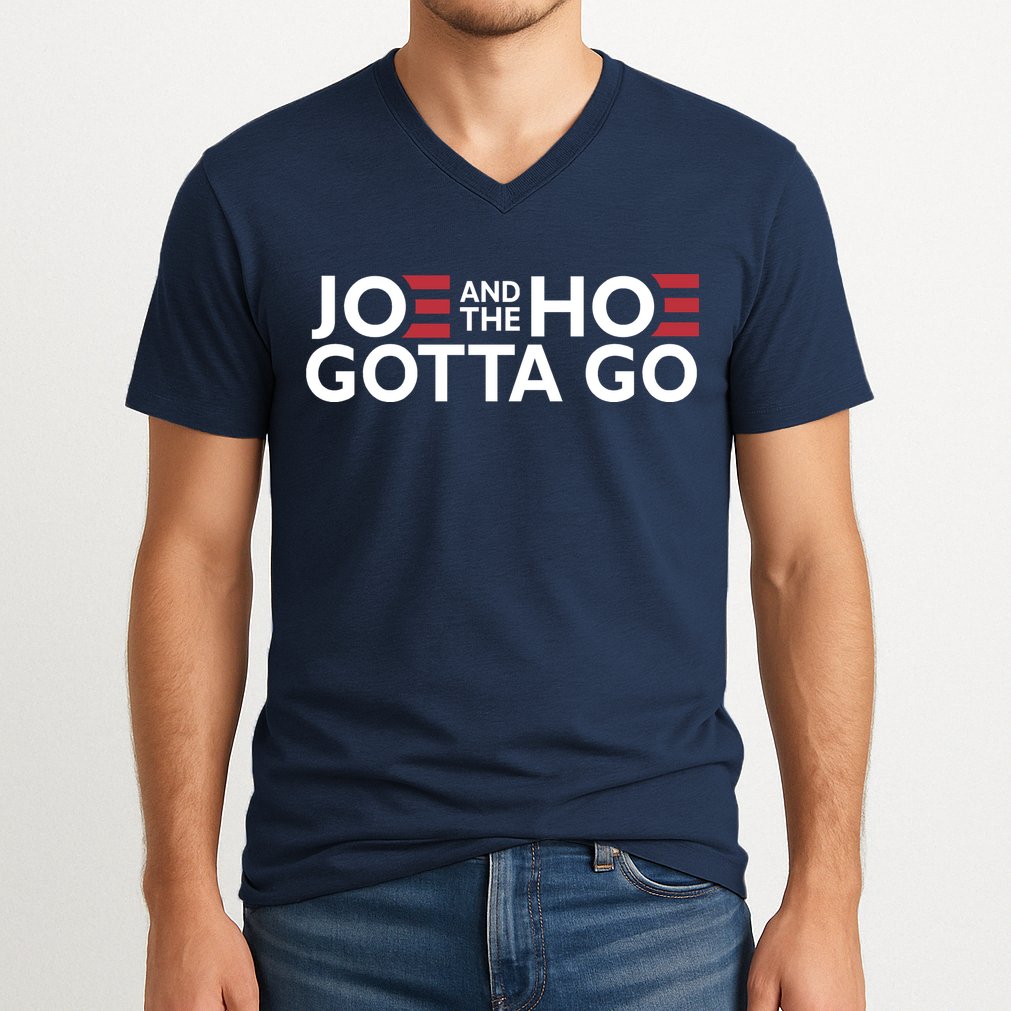 Joe And The Hoe Gotta Go V-Neck T-Shirt