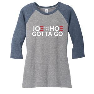 Joe And The Hoe Gotta Go Women's Tri-Blend 3/4-Sleeve Raglan Shirt