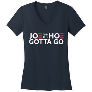 Joe And The Hoe Gotta Go Women's V-Neck T-Shirt