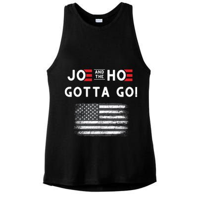 Joe And The Hoe Gotta Go Impeach Biden Ladies PosiCharge Tri-Blend Wicking Tank