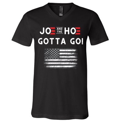 Joe And The Hoe Gotta Go Impeach Biden V-Neck T-Shirt