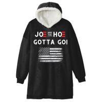 Joe And The Hoe Gotta Go Impeach Biden Hooded Wearable Blanket