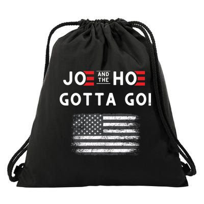 Joe And The Hoe Gotta Go Impeach Biden Drawstring Bag
