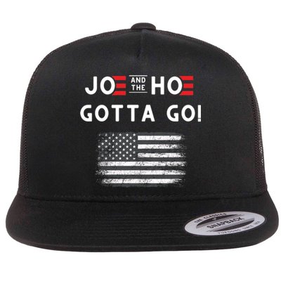 Joe And The Hoe Gotta Go Impeach Biden Flat Bill Trucker Hat