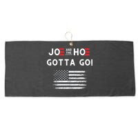 Joe And The Hoe Gotta Go Impeach Biden Large Microfiber Waffle Golf Towel