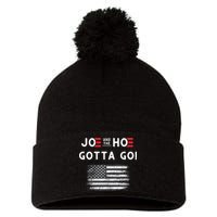 Joe And The Hoe Gotta Go Impeach Biden Pom Pom 12in Knit Beanie