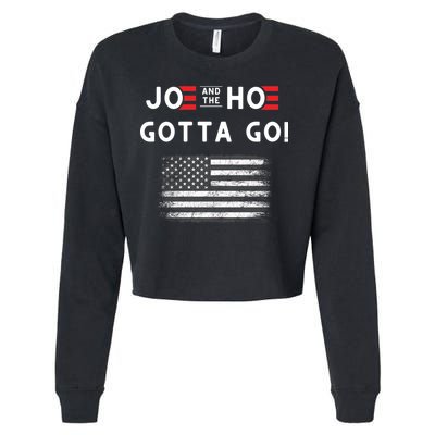 Joe And The Hoe Gotta Go Impeach Biden Cropped Pullover Crew