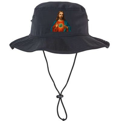 Jesus And The Weed 420 Christians Stoners Bucket Hat