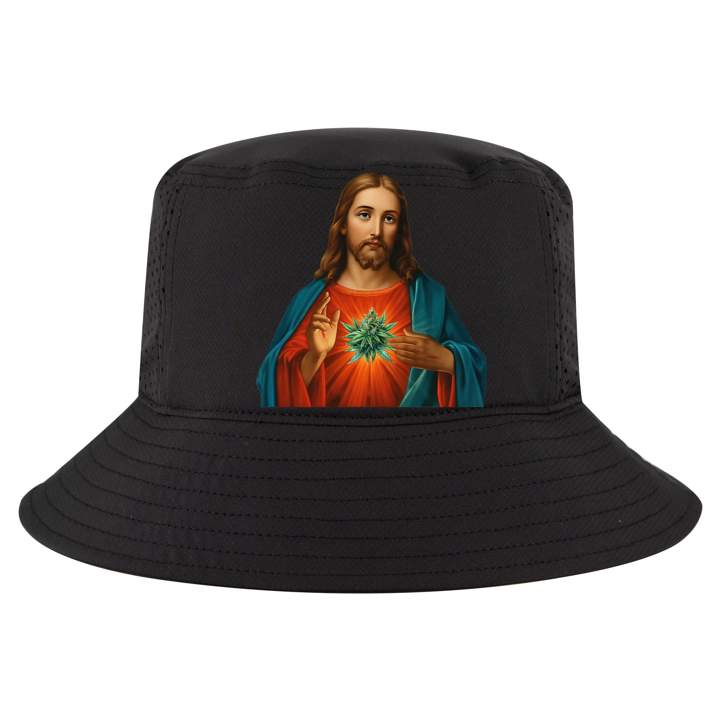 Jesus And The Weed 420 Christians Stoners 16 in Basic Backpack