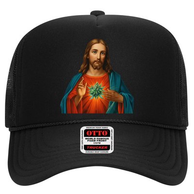 Jesus And The Weed 420 Christians Stoners Hat