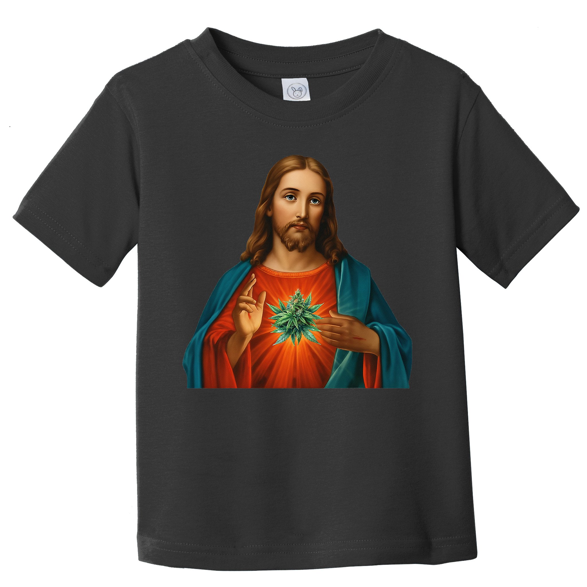Jesus And The Weed 420 Christians Stoners Toddler T-Shirt