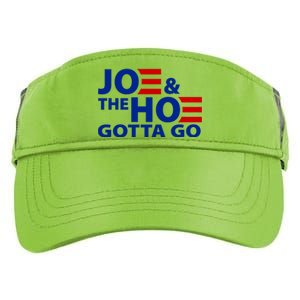 Joe And The Ho Gotta Gotta Go Funny Anti Biden Harris Adult Drive Performance Visor