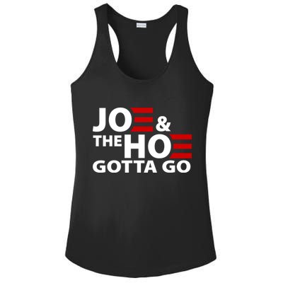 Joe And The Ho Gotta Gotta Go Funny Anti Biden Harris Ladies PosiCharge Competitor Racerback Tank