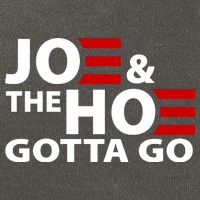 Joe And The Ho Gotta Gotta Go Funny Anti Biden Harris Cotton Canvas Backpack