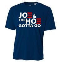 Joe And The Ho Gotta Gotta Go Funny Anti Biden Harris Cooling Performance Crew T-Shirt