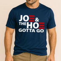 Joe And The Ho Gotta Gotta Go Funny Anti Biden Harris Cooling Performance Crew T-Shirt