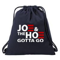 Joe And The Ho Gotta Gotta Go Funny Anti Biden Harris Drawstring Bag