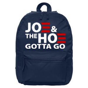 Joe And The Ho Gotta Gotta Go Funny Anti Biden Harris 16 in Basic Backpack