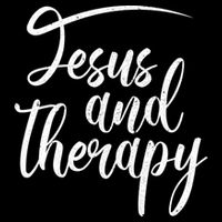 Jesus And Therapy Religious Christian Humor Funny Gift Doggie Tank