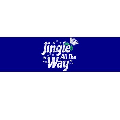 Jingle All The Way Bells Christmas Gift Bumper Sticker