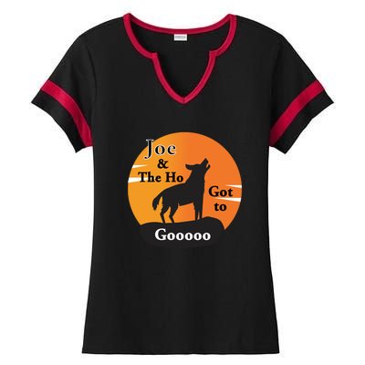 Joe And The Ho Hot To Gooooo Ladies Halftime Notch Neck Tee