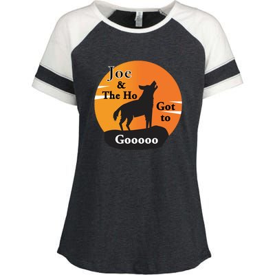 Joe And The Ho Hot To Gooooo Enza Ladies Jersey Colorblock Tee