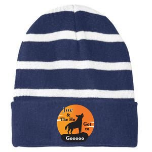 Joe And The Ho Hot To Gooooo Striped Beanie with Solid Band