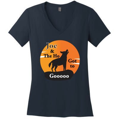 Joe And The Ho Hot To Gooooo Women's V-Neck T-Shirt